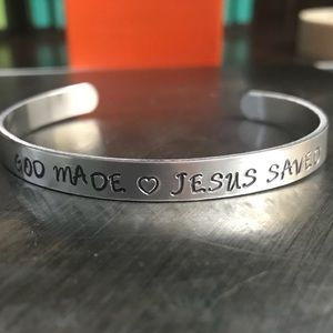 God made 💗 Jesus saved